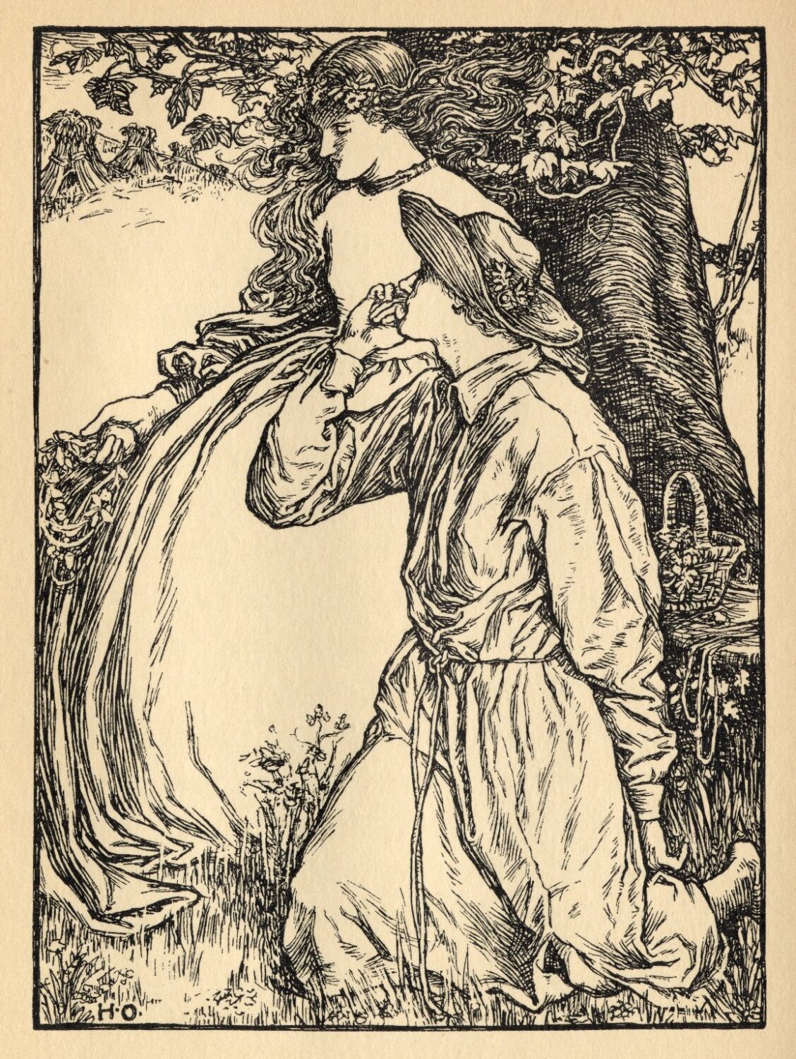 Иллюстрации Генри Осповата к сонетам