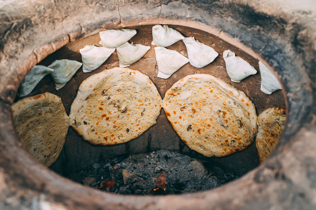 pane cotto in forno tandoor